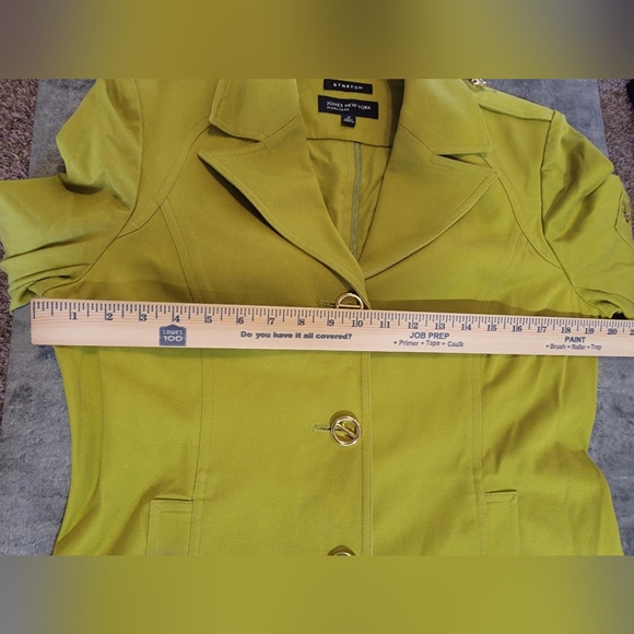 Jones New York Suit Separates Jacket Medium Green Gold - Picture 7 of 8